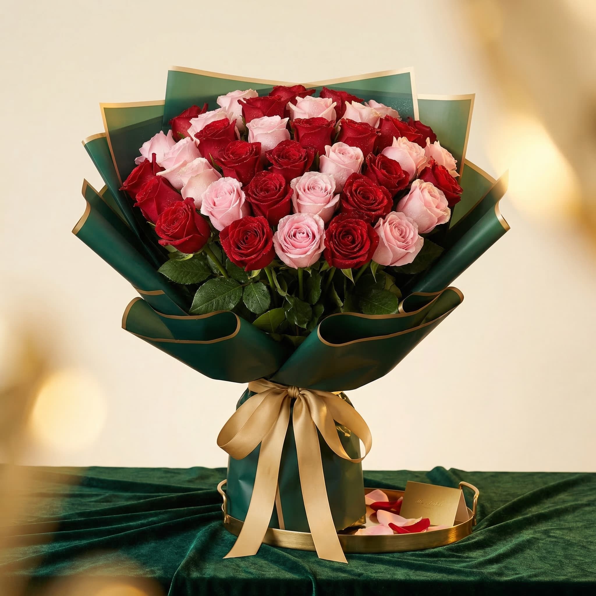 Premium 50-Rose Bouquet