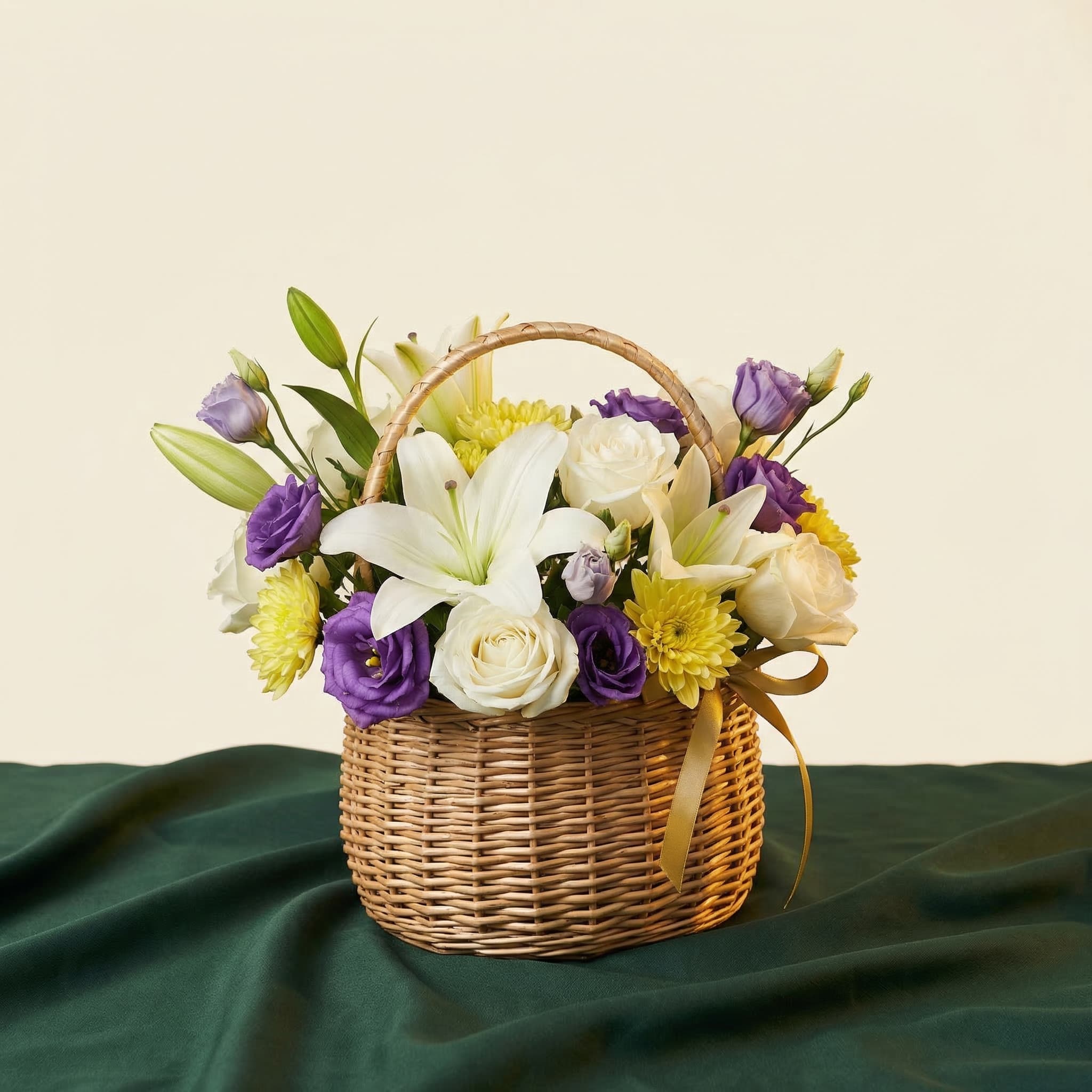 Sympathy Flower Basket